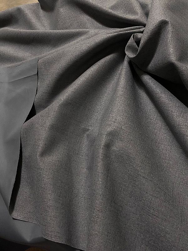 tessuto 100% oscurante privacy h.280cm grigio antracite prezzo al metro  32.50 €